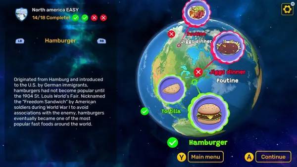 Интерфейс Bright Side Quiz во время прохождения