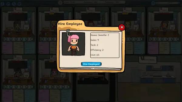 Интерфейс Call Center Tycoon во время прохождения