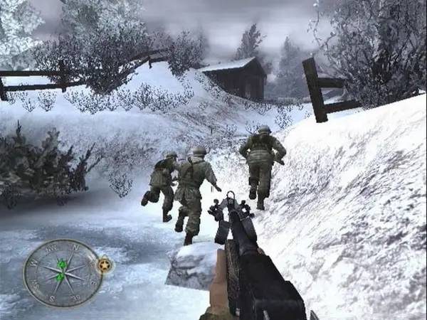 Интерфейс Call of Duty  World at War Final Front во время прохождения