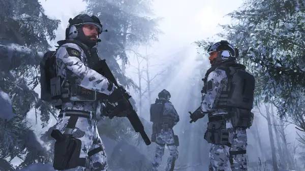 Интерфейс Call of Duty Modern Warfare 3 (2023) во время прохождения