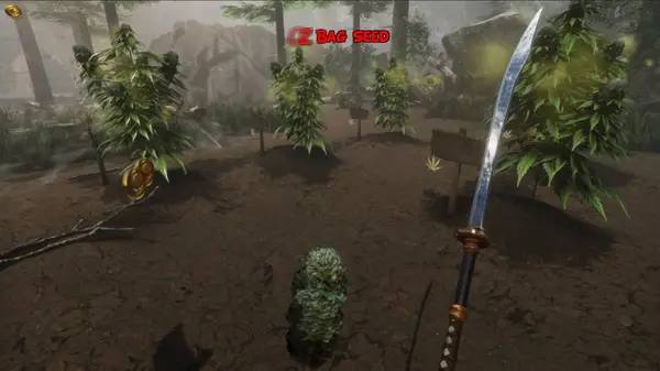 Интерфейс Cannabis Farmer Strain Master во время прохождения