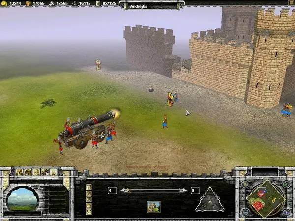 Интерфейс Castle Strike во время прохождения