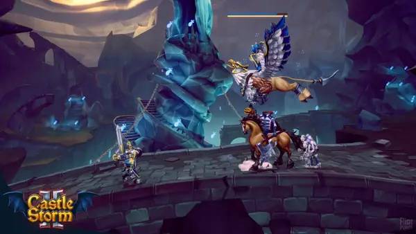 Интерфейс CastleStorm 2 во время прохождения