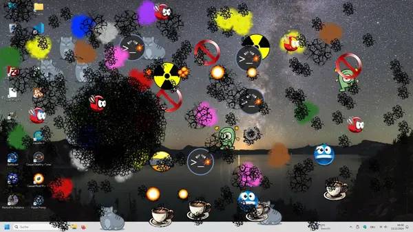 Интерфейс Casual Desktop Game во время прохождения