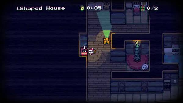 Интерфейс Cave Story's Secret Santa во время прохождения