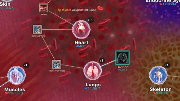 Интерфейс Cell to Singularity - Evolution Never Ends во время прохождения