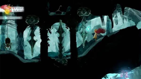 Интерфейс Child of Light во время прохождения