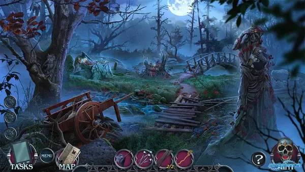 Интерфейс City Legends The Curse of the Crimson Shadow во время прохождения