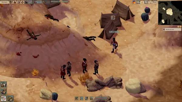 Интерфейс Clockwork Empires во время прохождения