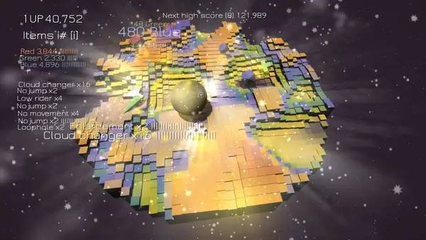 Интерфейс Cloudrift во время прохождения