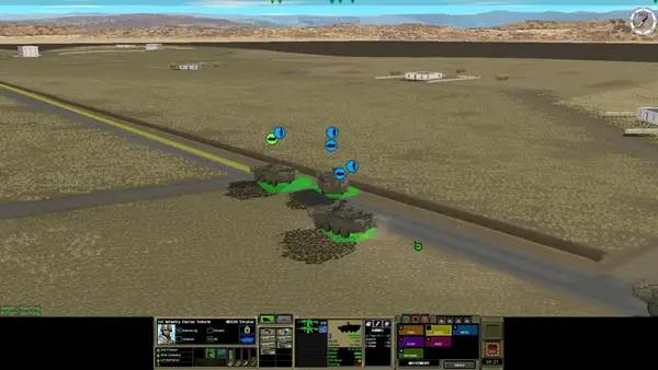 Интерфейс Combat Mission Shock Force во время прохождения