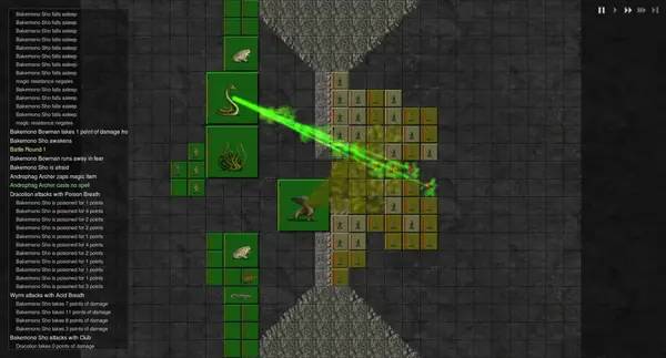 Интерфейс Conquest of Elysium 4 во время прохождения