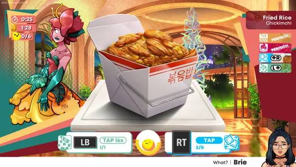 Интерфейс Cook Serve Forever во время прохождения