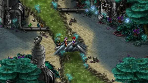 Интерфейс Cosmic Star Heroine во время прохождения