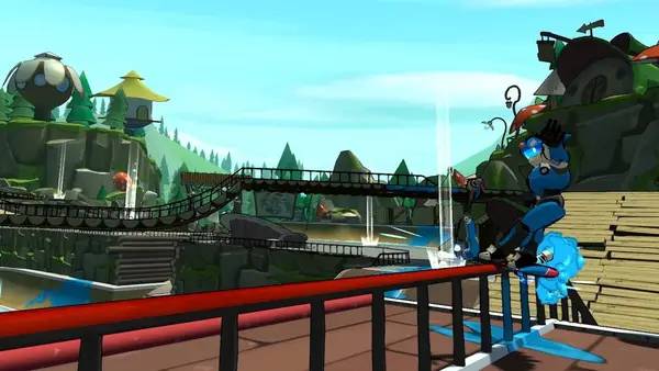 Интерфейс Crayola Scoot во время прохождения