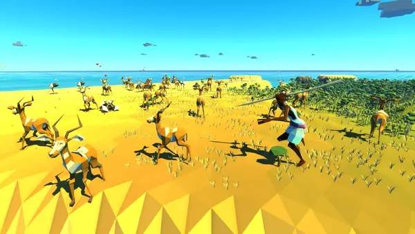 Интерфейс Crest - an indirect god sim во время прохождения