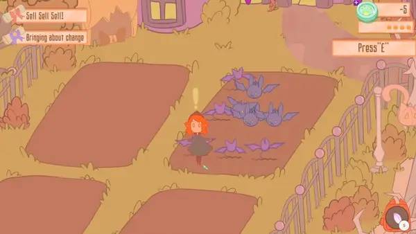 Интерфейс Critter Crops во время прохождения