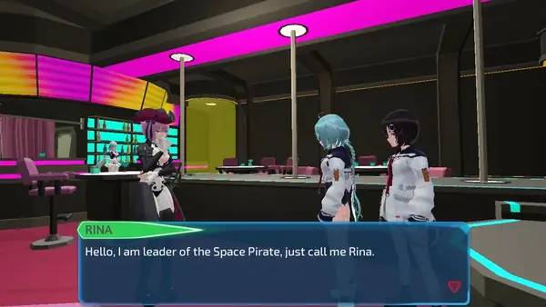 Интерфейс Cyber Girls 2022 во время прохождения