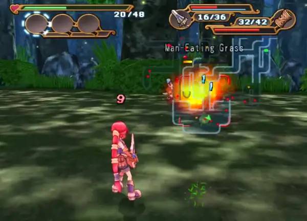 Интерфейс Dark Cloud 2 во время прохождения