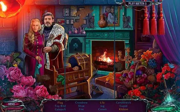 Интерфейс Dark Romance  The Ethereal Gardens Collector's Edition во время прохождения