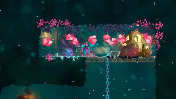 Интерфейс Dead Cells Rise of the Giant во время прохождения