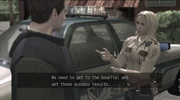 Интерфейс Deadly Premonition The Director's Cut во время прохождения