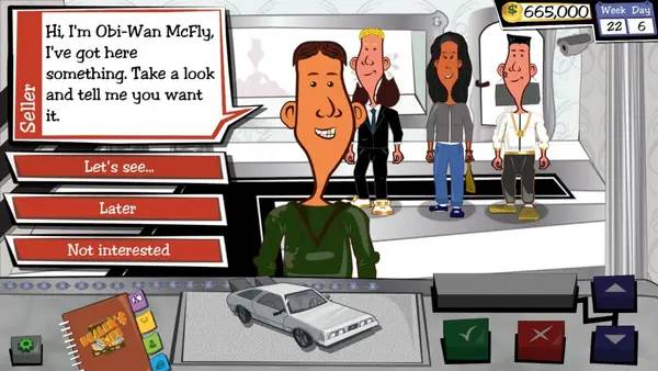 Интерфейс Dealer's Life во время прохождения