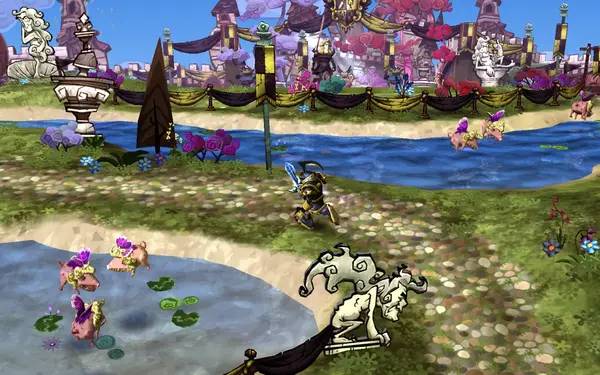 Интерфейс DeathSpank во время прохождения