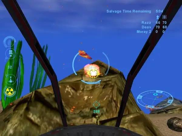 Интерфейс Deep Fighter во время прохождения