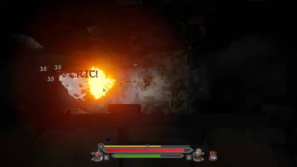 Интерфейс Deepest Dungeons во время прохождения