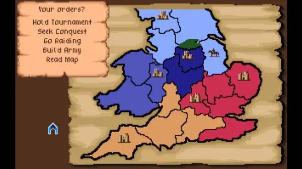 Интерфейс Defender of the Crown во время прохождения