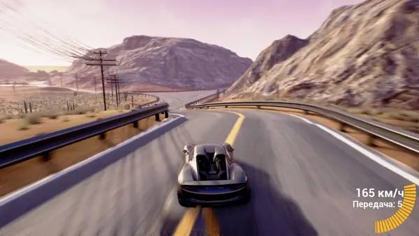 Интерфейс Desert Car во время прохождения