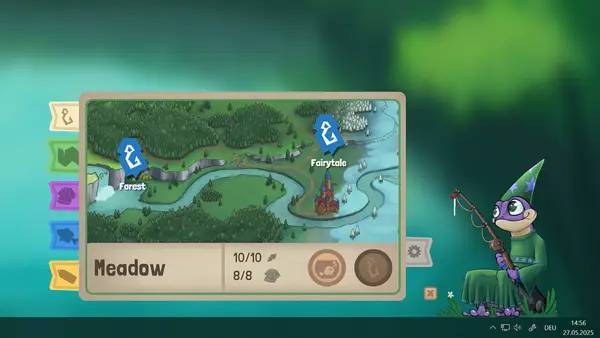 Интерфейс Desktop Fishing во время прохождения