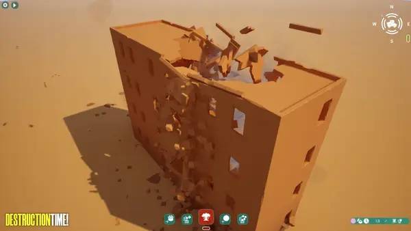 Интерфейс Destruction Time! во время прохождения