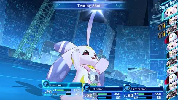 Интерфейс Digimon Story Cyber Sleuth Complete Edition во время прохождения
