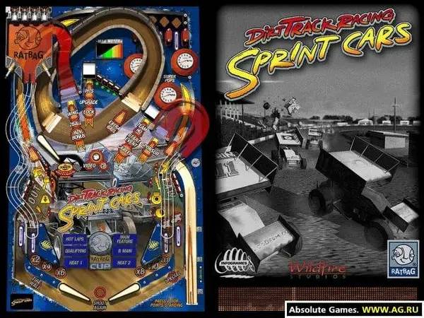 Интерфейс Dirt Track Racing Pinball во время прохождения