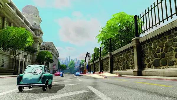 Интерфейс Disney Pixar Cars 2 The Video Game во время прохождения
