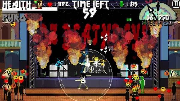 Интерфейс Dive Bar Superstars во время прохождения