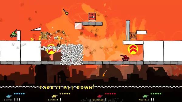 Интерфейс Doodle Derby во время прохождения