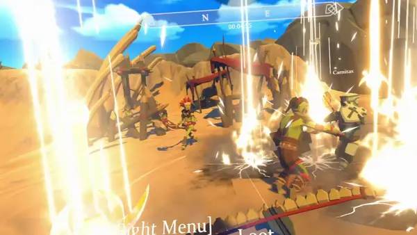 Интерфейс Dragon Extinction VR во время прохождения