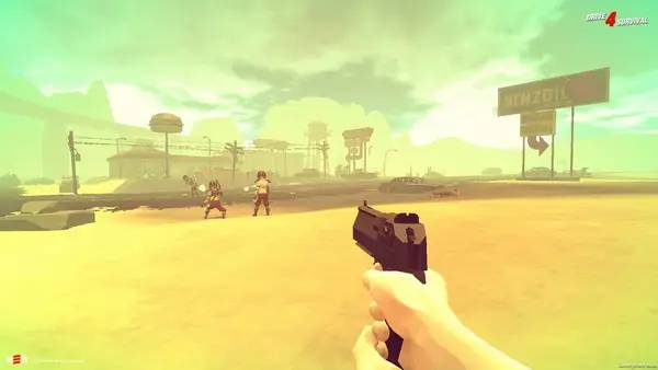 Интерфейс Drive 4 Survival во время прохождения