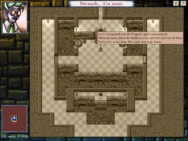 Интерфейс DROD The Second Sky во время прохождения