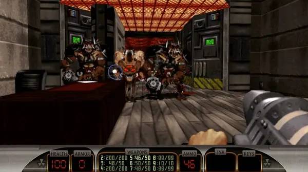 Интерфейс Duke Nukem 3D Megaton Edition во время прохождения
