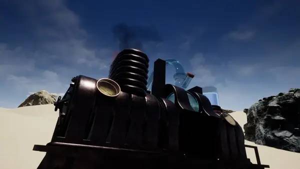 Интерфейс Dune Mechanic Survive The Steampunk Era во время прохождения