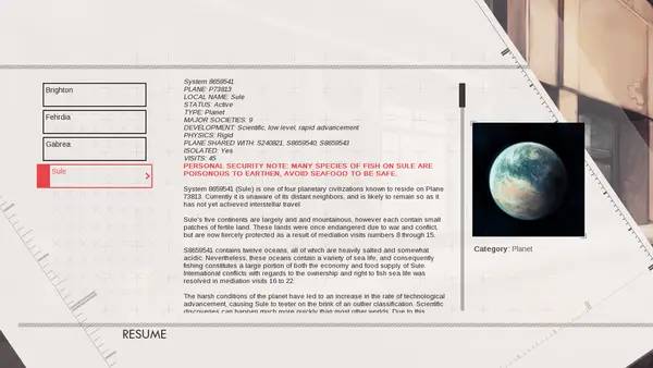 Интерфейс Dysfunctional Systems Learning to Manage Chaos во время прохождения