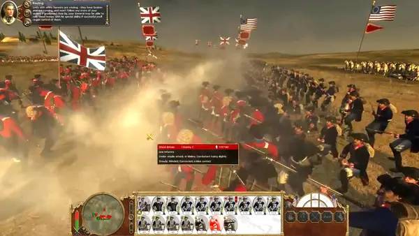 Интерфейс Empire Total War во время прохождения