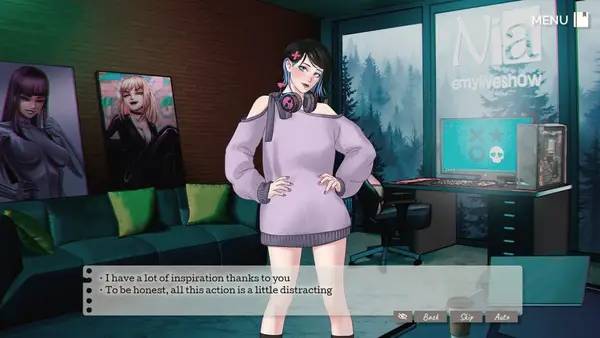 Интерфейс EmyLiveShow How To Write A Bestseller во время прохождения