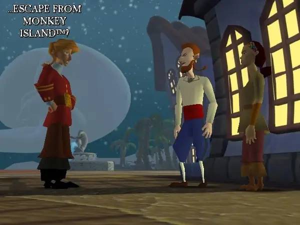 Интерфейс Escape from Monkey Island во время прохождения