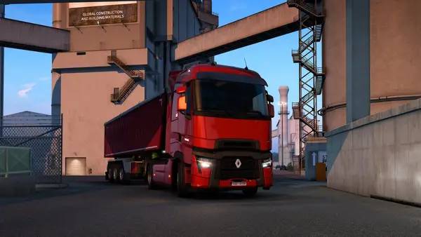 Интерфейс Euro Truck Simulator 2 во время прохождения