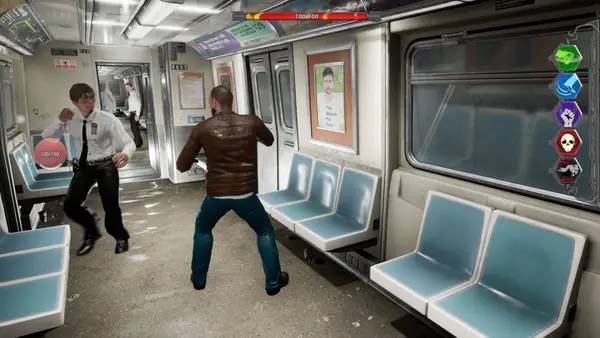 Интерфейс EVAN QUEST во время прохождения